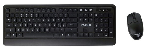 YASHI BUNDLE WIRELESS MOUSE + TASTIERA SOFT PROFESSIONAL MULTIMEDIA