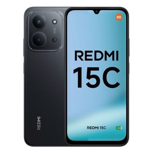 XIAOMI SMARTPHONE Redmi 15c 4+128GB 6.9 4G Midnight Black DS