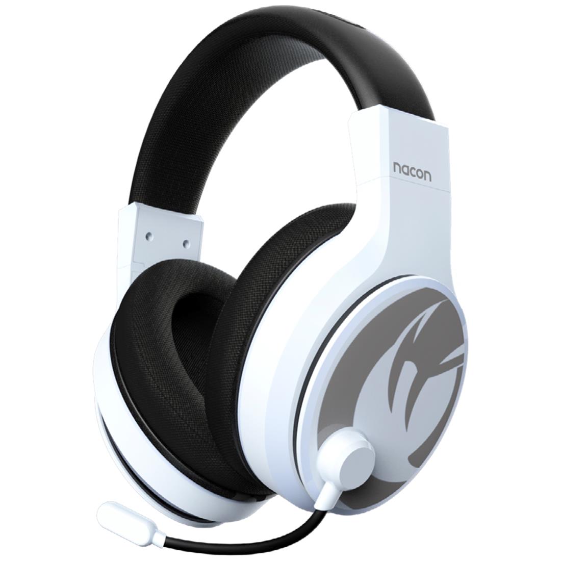 NACON CUFFIE GAMING  GH-120W PC/PS4/XB1, BIANCHE