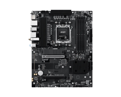 MSI MB PRO B850-S EVO WIFI,AM5,4DDR5,2PCI-Ex16,3M.2,4SATA3,5USB 10G,3USB 5G,8USB2,HD AUDIO