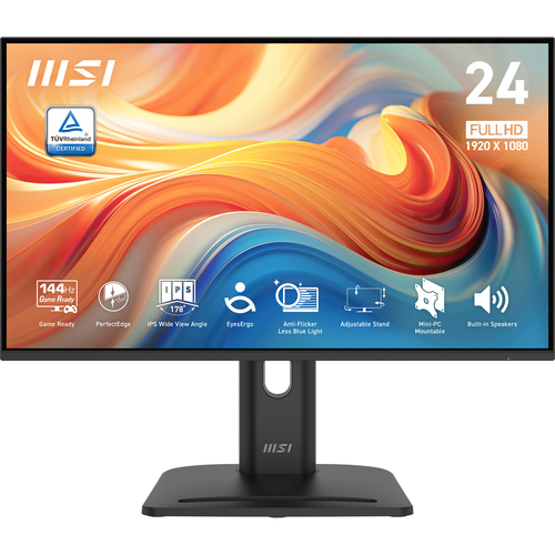 MSI MONITOR 23.8 LED IPS FHD 1ms 144Hz, PIVOT, VGA/DP/HDMI, MULTIMEDIALE