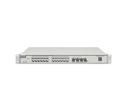 REYEE CLOUD SWITCH MANAGED GIGABIT L2, 24 PORTE GIGABIT RJ45, 4 SLOT SFP+ 10G, 19 RACK MOUNT