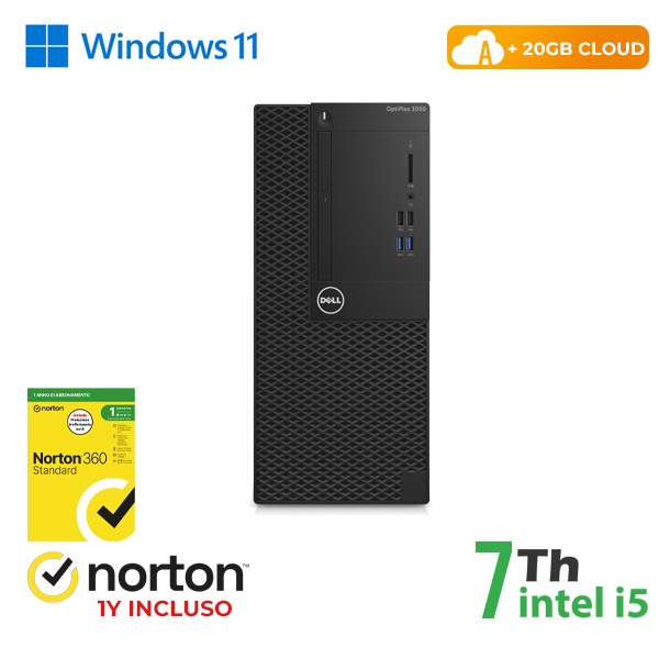RINOVO PC DELL Optiplex 3050 Tower i5-7X00 DDR4 8GB SSD 240GB W11P UPG No Dvd Grade A 1Y Warranty +