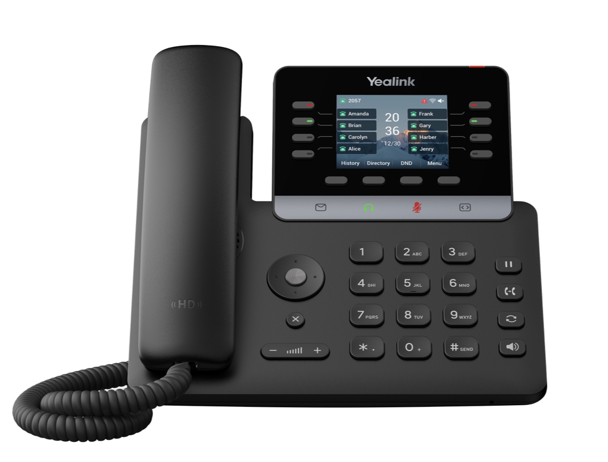 YEALINK TELEFONO IP ULTRA SLIM CON DISPLAY A COLORI