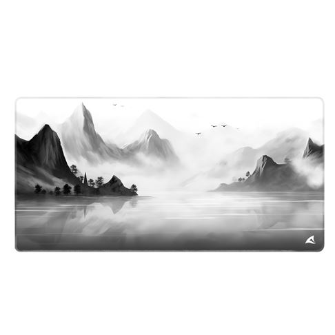 SHARKOON SKILLER SGP40 D9 MOUSEPAD TAPPETINO GAMING 1000 x 500 x 3  MM  NEBBIA NERO/BIANCO