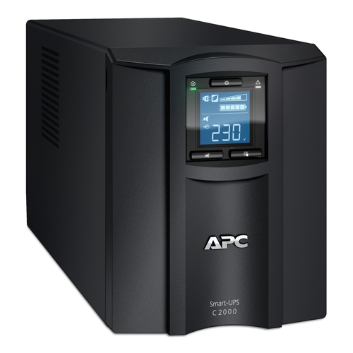 APC UPS LINE-INTERACTIVE SMART-UPS – 2 KVA/1,30 KW – TOWER – 3 ORA RECHARGE – 5 MINUTO STAND-BY – 23