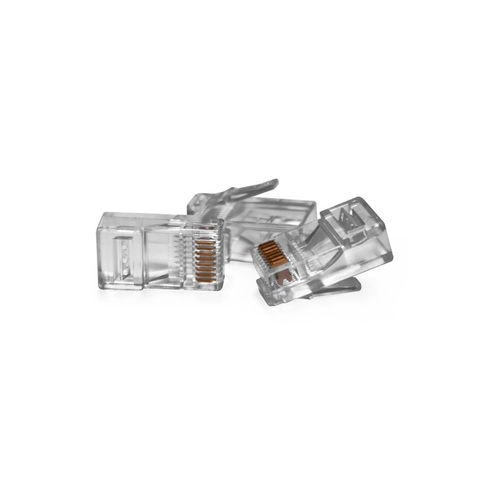 VULTECH CONNETTORI TRASPARENTI RJ45 UTP 8P8C CAT5E – CAT6