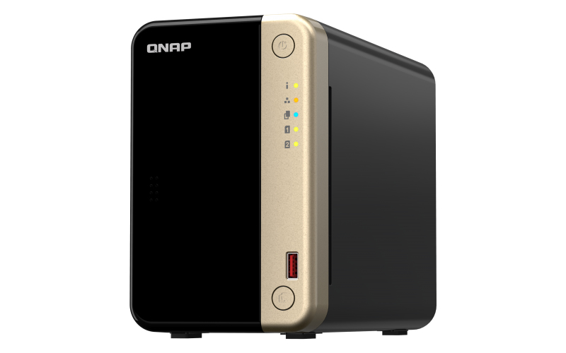 QNAP NAS TS-264 Tower 2-Bay CPU Celeronr N5105/N5095 quad core + 8 GB DDR4 + 2x SATA 2,5/3,5 + 2X