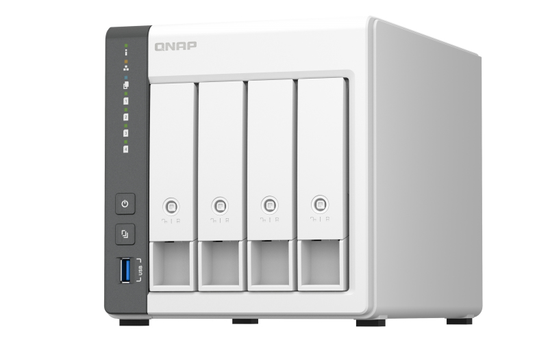 QNAP NAS TOWER 4BAY ARM 4CORE 2.0GHz 2XSATA 6GB/S 3.5/2.5 4GB RAM 1X2.5GBE 1X1GBE, 2XUSB2.0 1XUSB3