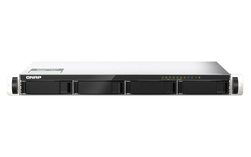 QNAP NAS – 4-BAY , 4GB DDR4 SODIMM RAM (1 SLOT, UP TO 32GB), 4 X 2.5/3.5 SATA 6GBPS HDD BAY, 2 X M