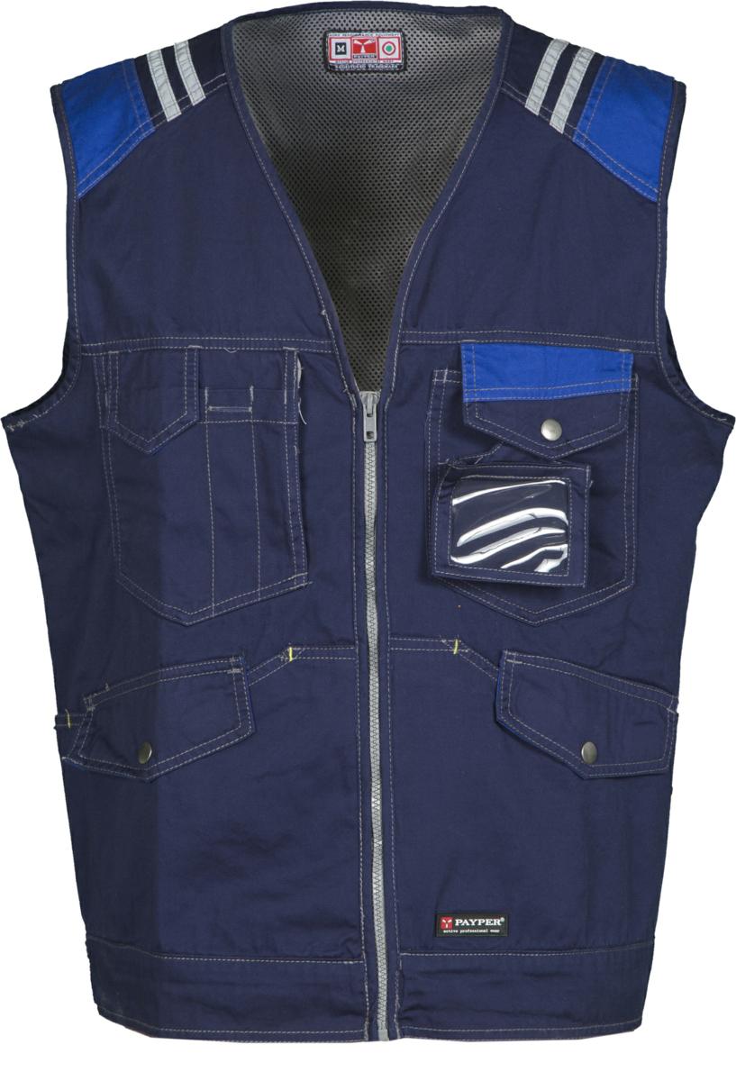 TUCSON GILET BICOLORE IN COTONE PAYPER