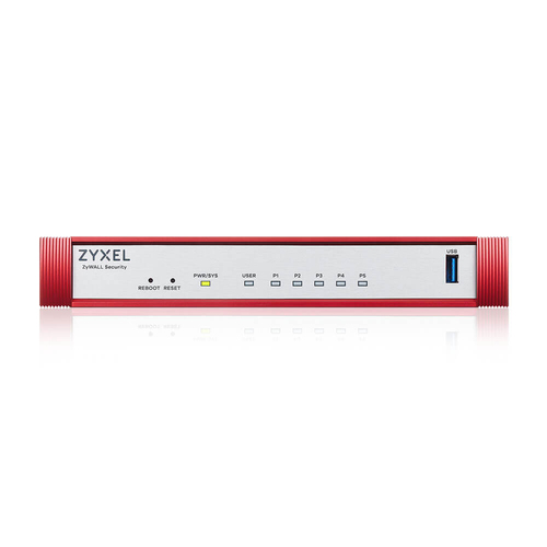 ZYXEL FIREWALL 5P GBE 2P GBPS WAN-VPN 20 IPSEC 15 SSL – INCL.1Y SECURITY PACK
