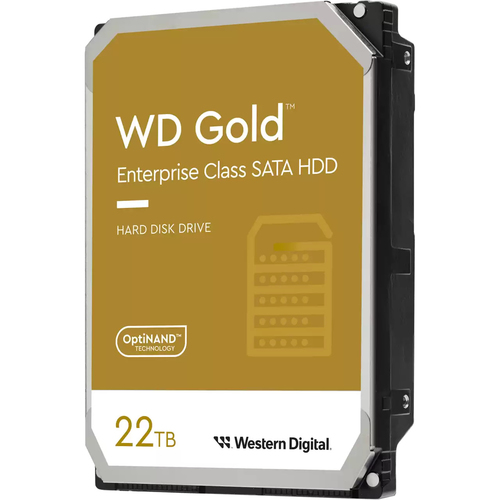 WESTERN DIGITAL HDD GOLD ENTERPRISE 22TB 3.5 SATA 6GB/S 7200RPM ** RICONDIZIONATO **