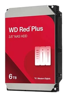 WESTERN DIGITAL HDD RED PLUS 4TB 3,5 5400RPM SATA 6GB/S BUFFER 128MB
