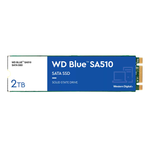 WESTERN DIGITAL SSD BLUE 2TB M.2 SA510 2280 SATA III 6 GBS
