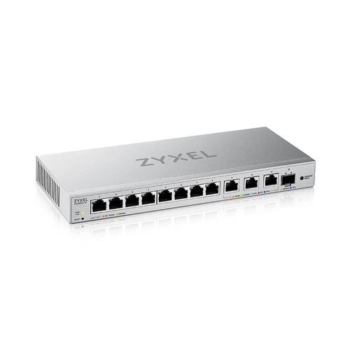 ZYXEL SWITCH SMART MANAGED 8X GB 3X 10MGBE 1X SFP+ 10GBE, – EASY MANAG, DESKTP/RACK
